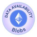 Ethereum with blobs badge